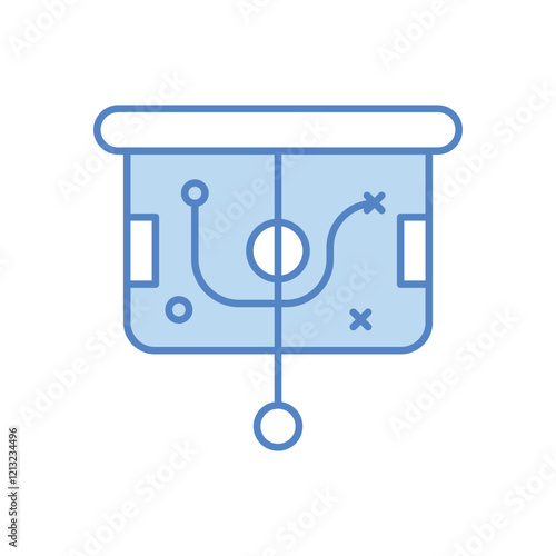 Game Plan vector icon