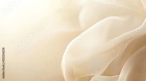 Soft, flowing beige fabric. Elegant texture background.  Perfect for design.