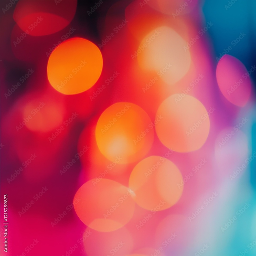 Vibrant colorful abstract bokeh background with red and blue hues Vibrant colorful abstract bokeh background with red and blue hues