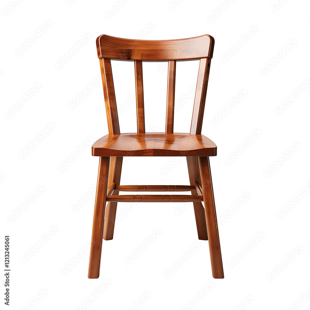Kitchen Wooden Chair Isolated On White Background Kitchen Wooden Chair Isolated On White Background