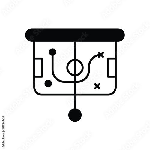 Game Plan vector icon