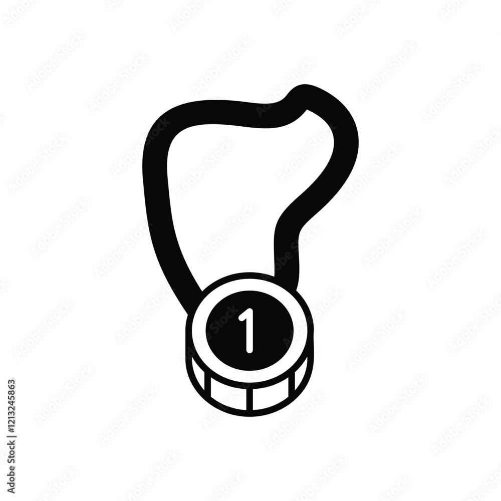 Medal  vector icon
