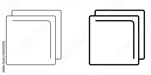 Copy icon. duplicate icon. copy paste icon vector.