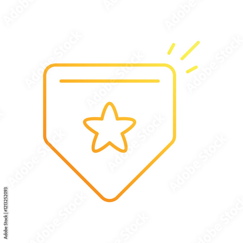 Flaglet  vector icon