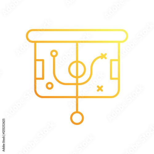 Game Plan vector icon