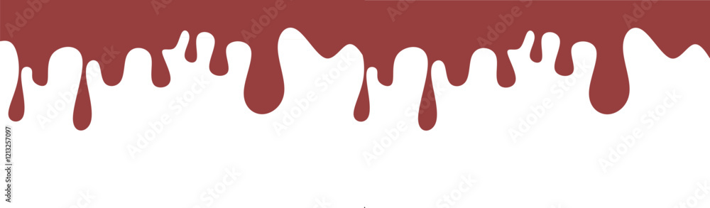 Fototapeta premium chocolate melted wave Background. chocolate fluid background. chocolate liquid. chocolate frame for corner, element.