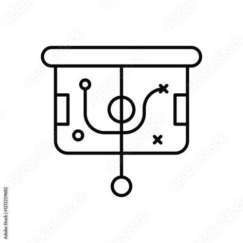 Game Plan vector icon