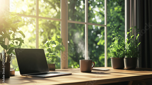 Wallpaper Mural Moderne Arbeitsumgebung mit Pflanzen und inspirierendem Bildschirmhintergrund

 Torontodigital.ca