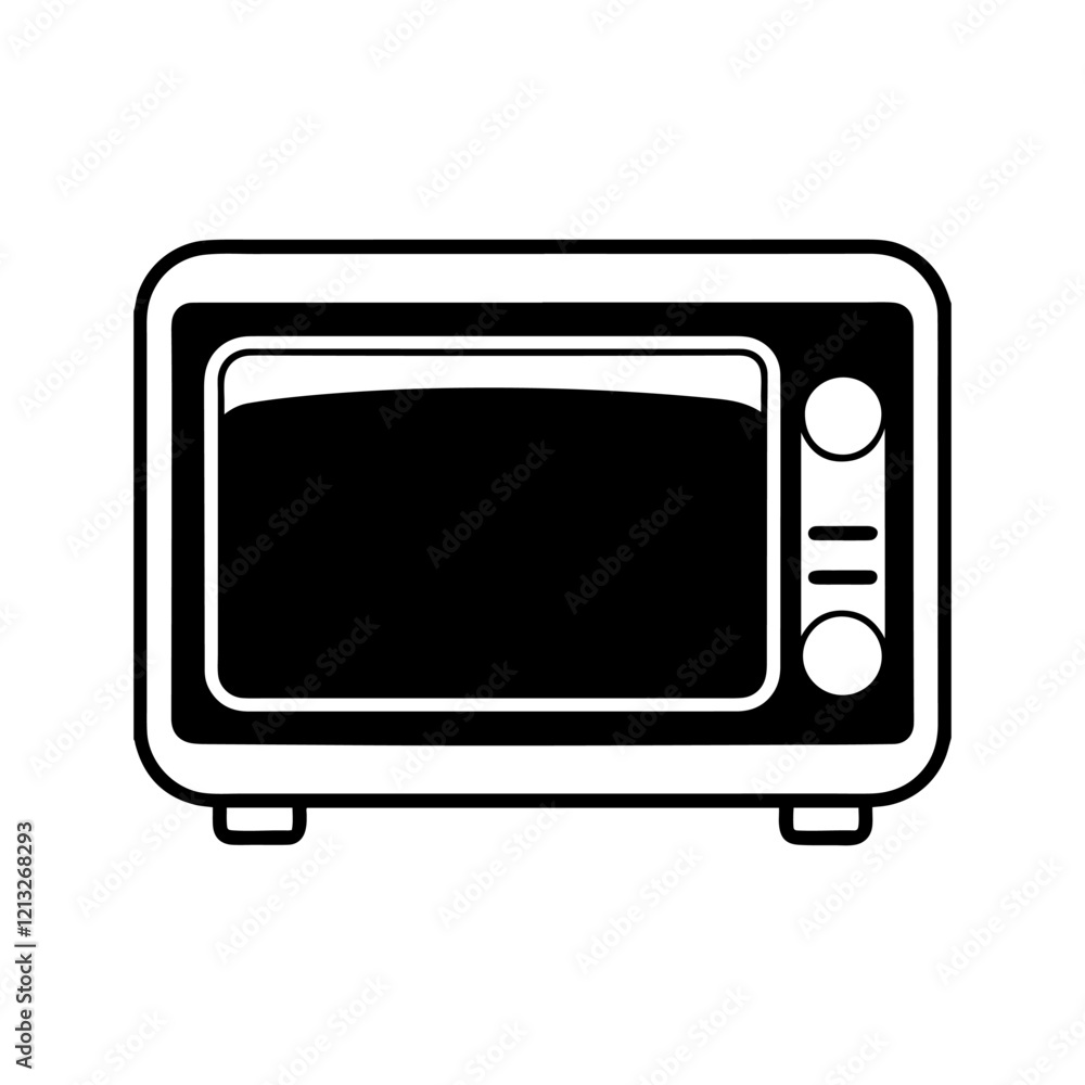 microwave oven vector silhouette illustration design microwave oven vector silhouette illustration design