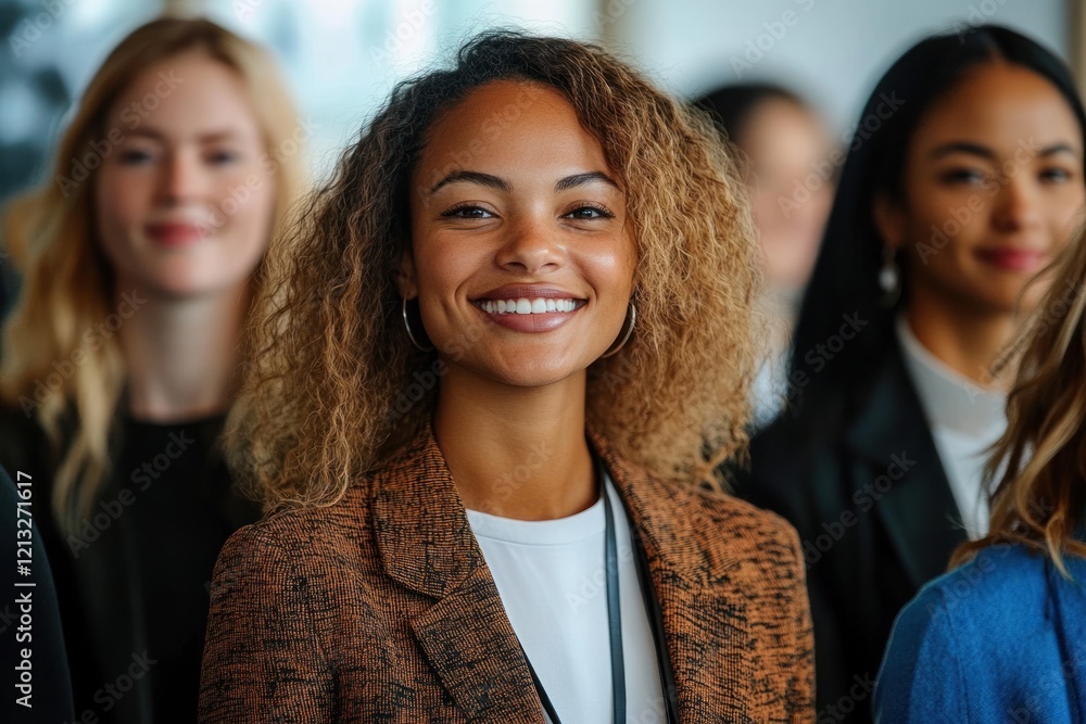 Successful Diverse Female Business Team Collaborating in Modern Office Meeting Successful Diverse Female Business Team Collaborating in Modern Office Meeting