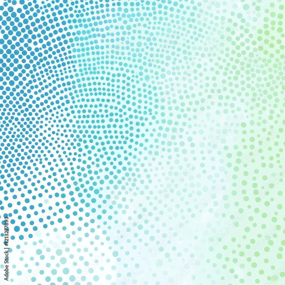 Vibrant blue and green halftone gradient background pattern Vibrant blue and green halftone gradient background pattern