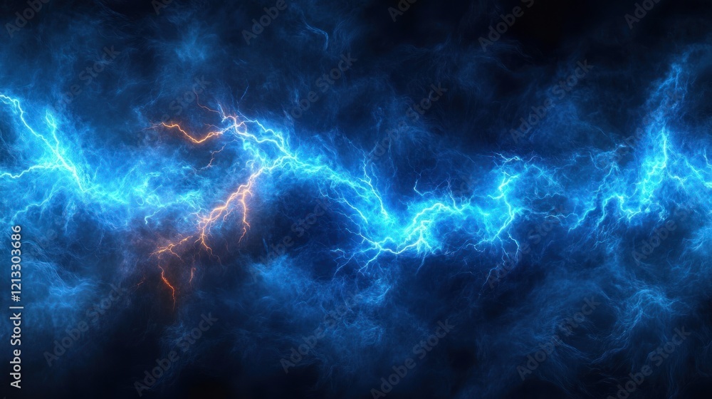 Dynamic Lightning Storm Surrealist Blue Thunderbolts Swirling Mist Ethereal Light Contrast Movement Dynamic Lightning Storm Surrealist Blue Thunderbolts Swirling Mist Ethereal Light Contrast Movement