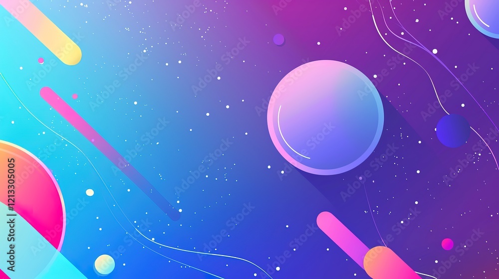 Fototapeta premium Art_Gradient_Colorful_Abstract_background_dreamy