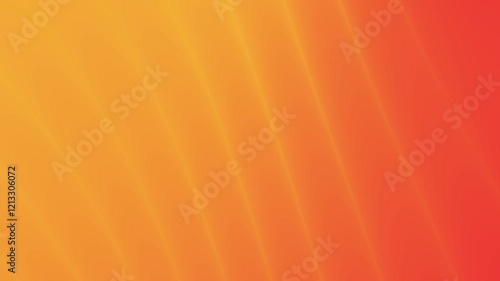 Abstract Fluid Dynamics Simulation, Orange Gradient Waves Animation, Visual Analysis Study
