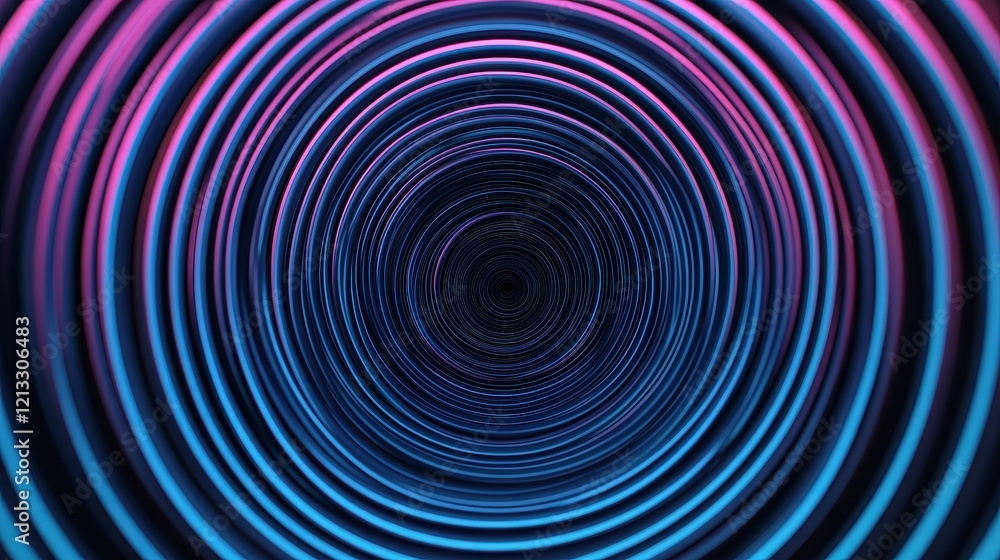 Abstract spiral pattern in vibrant tones of pink and blue hues Abstract spiral pattern in vibrant tones of pink and blue hues