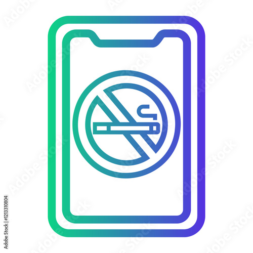 smartphone Line Gradient Icon