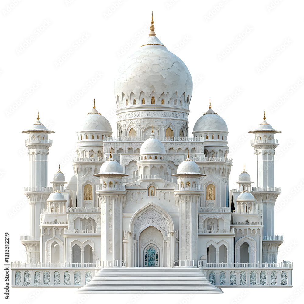 Fototapeta premium Majestic White Palace Architecture