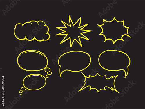 flat design comic style background pop art