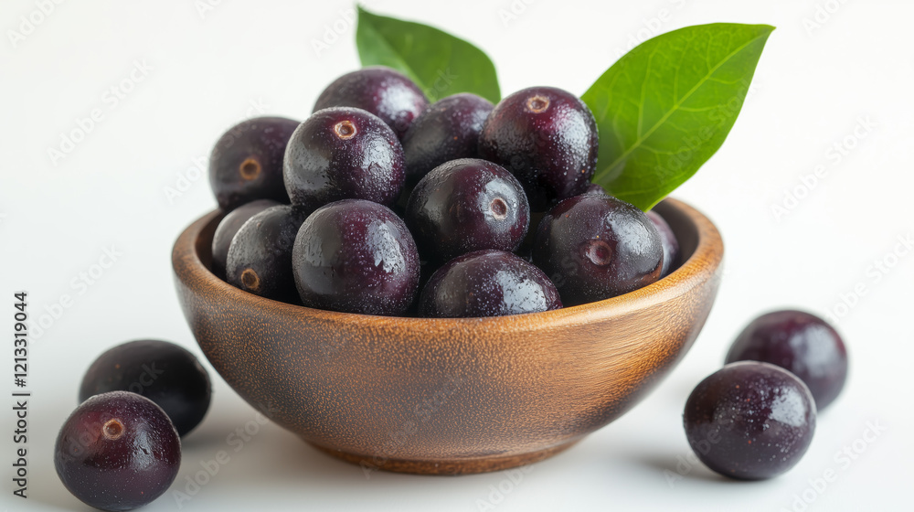 Fresh, vibrant bowl of dark purple berries with green leaves, perfect for healthy eating, smoothies, or culinary presentations. Fresh, vibrant bowl of dark purple berries with green leaves, perfect for healthy eating, smoothies, or culinary presentations.