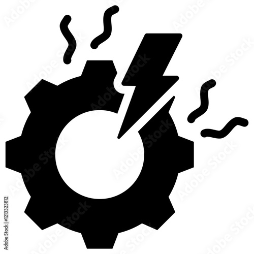 Breakdown Glyph Icon