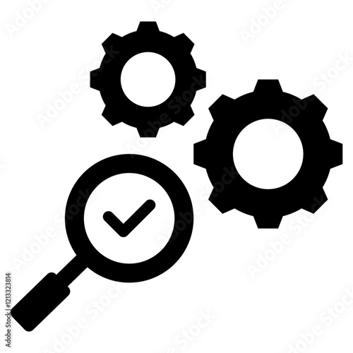 Inspection Glyph Icon