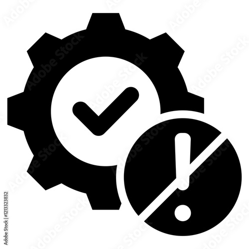 Zero Defect Glyph Icon