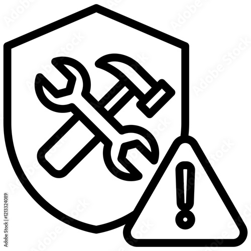 Preventive Maintenance Outline Icon