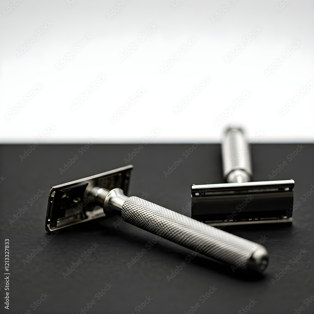 Two razors displayed on a clean background, showcasing their design and functionality for shaving and grooming.
Two razors displayed on a clean background, showcasing their design and functionality for shaving and grooming.