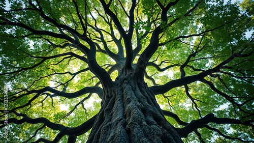 Majestic Sunlight-Drenched Canopy photo