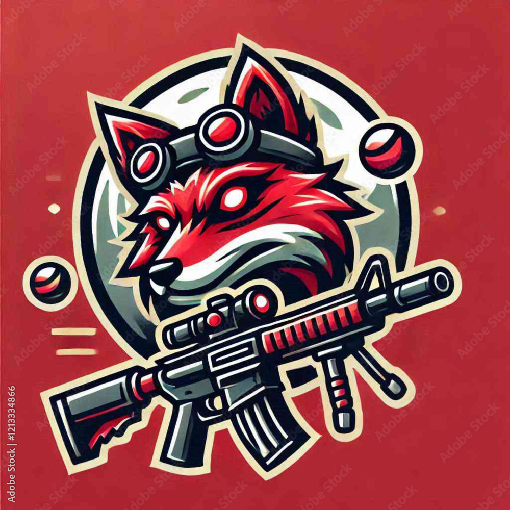 Fototapeta premium cool and beautiful logos made with generative ai suitable for your resources for esport logo lovers
