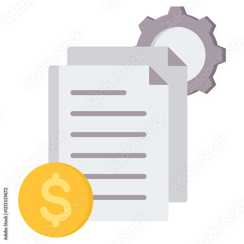 Financial Statements Flat Icon