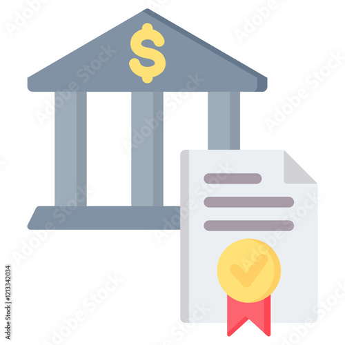 Monetary Policy Flat Icon