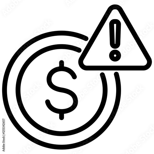 Austerity Outline Icon