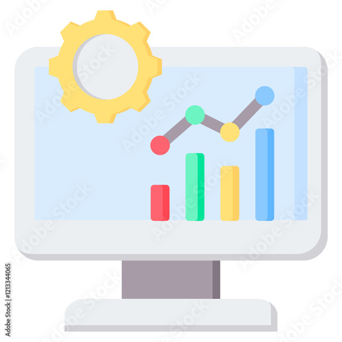 Statistics Data Flat Icon