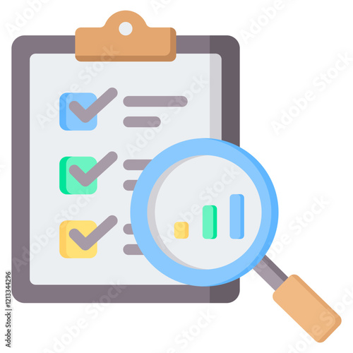 Market Surveys Flat Icon