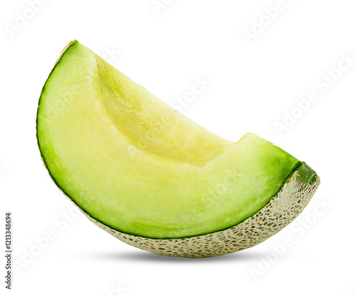 cantaloupe melon slices isolated on transparent png