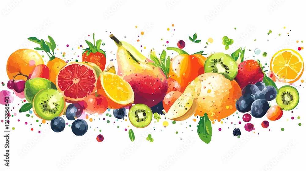 Centered Healthy Lifestyle Concept with Wide Angle View for Wellness Inspiration Centered Healthy Lifestyle Concept with Wide Angle View for Wellness Inspiration