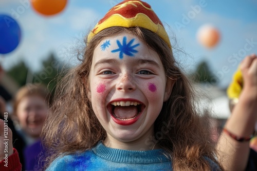 Shrove Monday celebration - carnival festivity, German tradition, Danish custom, Austrian heritage, Rosenmontag joy, festive parade, cultural traditional costumes, joyful atmosphere, carnival spirit. photo