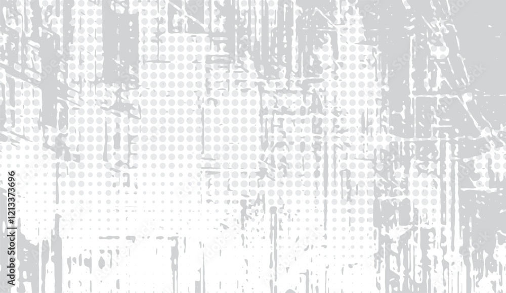 Gray Abstract Grunge Texture with Halftone Dots and Paint Splatter, Creating a Unique Distressed and Modern Background Gray Abstract Grunge Texture with Halftone Dots and Paint Splatter, Creating a Unique Distressed and Modern Background