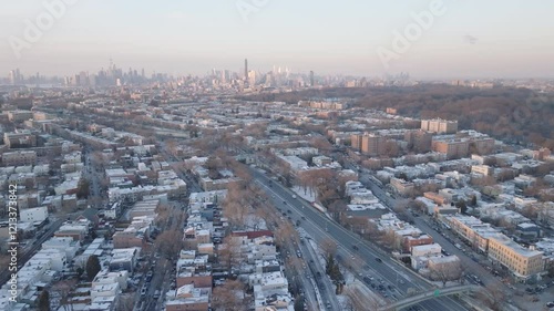 Wallpaper Mural Aerial view of Brooklyn on a winter day Torontodigital.ca