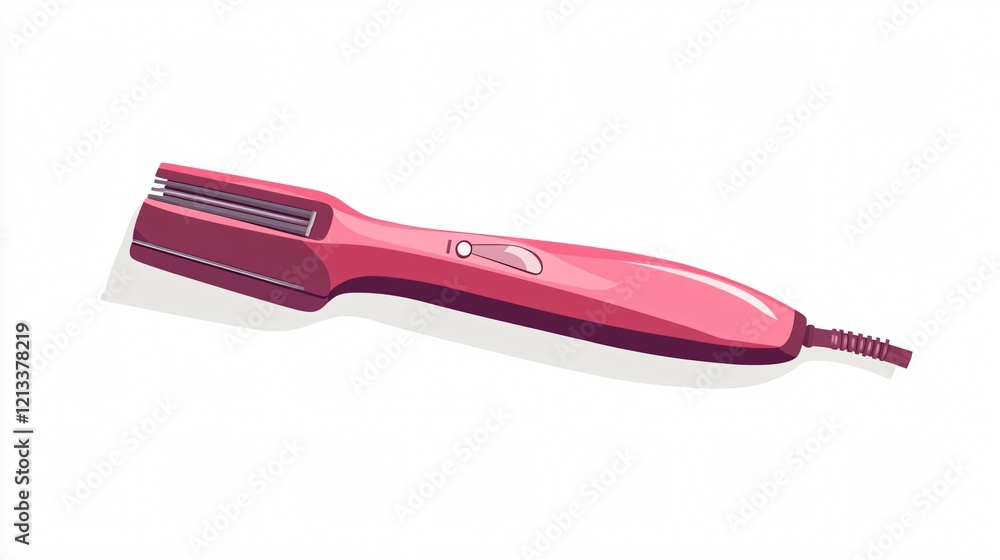 Hair Straightener Icon - Beauty & Fashion Style Illustration Hair Straightener Icon - Beauty & Fashion Style Illustration