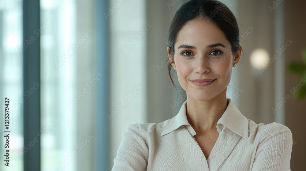 Professional Businesswoman with Confidence Professional Businesswoman with Confidence