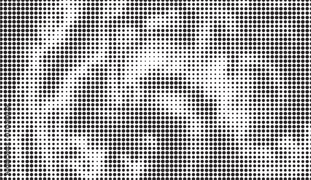 Dynamic Halftone Pattern with Varying Dot Sizes Creates a Visual Ripple Effect of Concentric Circles on a White Background Dynamic Halftone Pattern with Varying Dot Sizes Creates a Visual Ripple Effect of Concentric Circles on a White Background