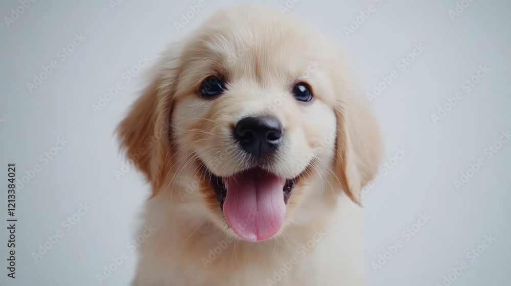 Adorable Golden Retriever puppy with a sweet expression. Adorable Golden Retriever puppy with a sweet expression.