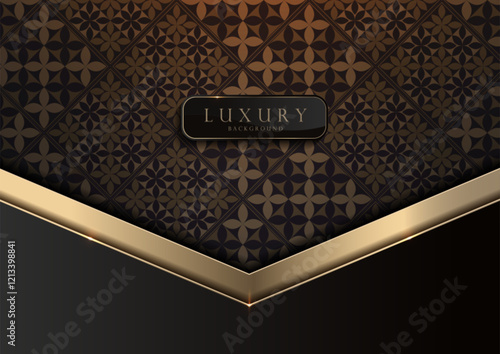 Luxury abstract black gold background with diagonal lines and graphic pattern, ideal for Islamic and Diwali invitations, wallpapers, web templates, elegant vector design, not AI-generated