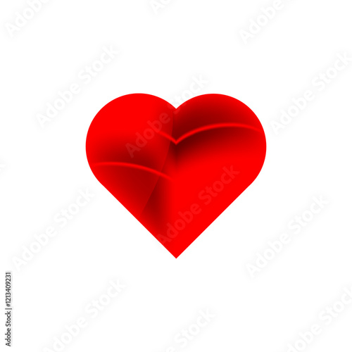 heart attack red heart icon unhealthy organ pain disease concept vector isolated