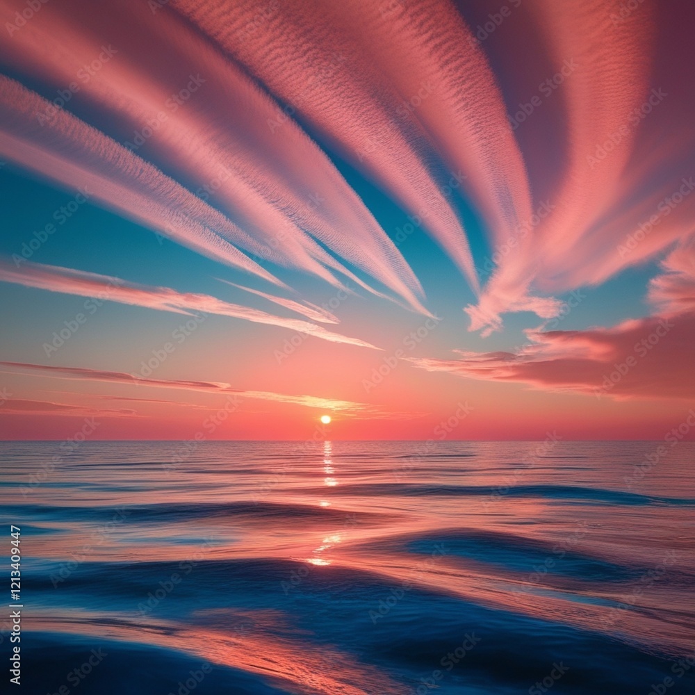 Obraz premium sunset over the sea