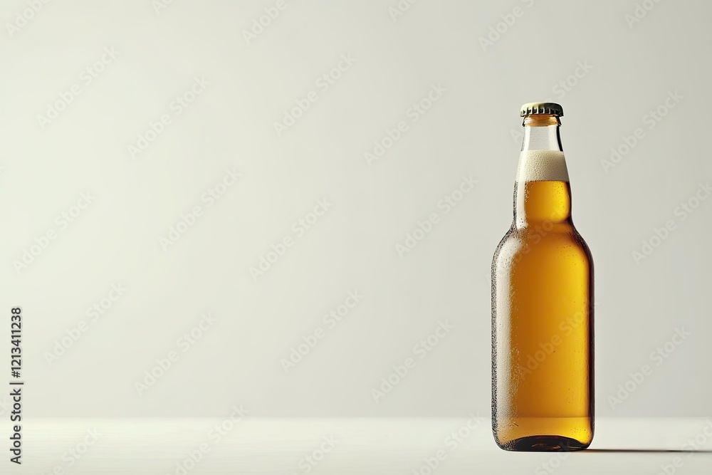 Vibrant Color Picture of Beer Concept Banner Template Vibrant Color Picture of Beer Concept Banner Template
