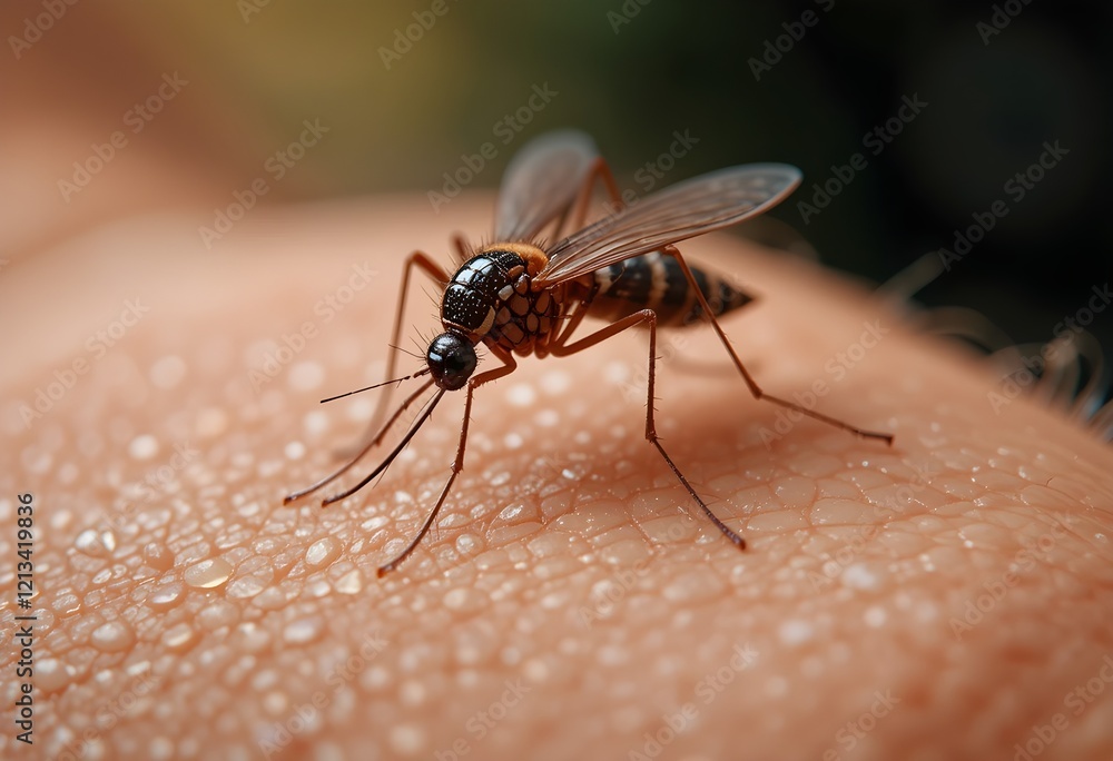 mosquitoes on human hand concept mosquitoes on human hand concept