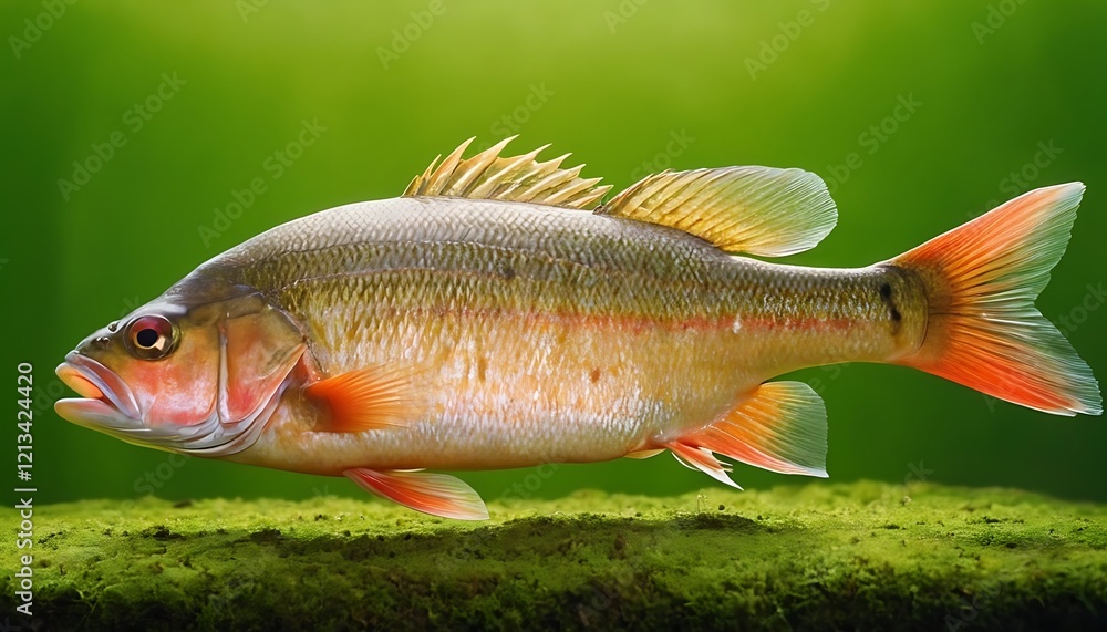 Obraz premium Big Freshwater Fish Caught Fresh from the Water. 6